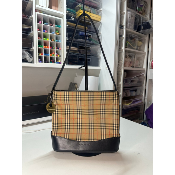 Women´s Burberry Shoulder Bag One Size Beige Black...